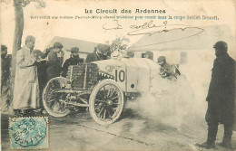 08 AUTOMOBILE- LE CIRCUIT DES ARDENNES - Rougier Sur Voiture Turcat- Méry  3è Pour Courir Dans La Coupe Gordon Bennett - Rallye