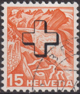 1936 CH / Dienstmarke SDN ° Mi:CH-SDN 50y, Zum:CH-SDN 50y, Rhonegletscher Mit Aufdruck - Officials