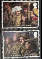 GROSSBRITANNIEN GRANDE BRETAGNE GB 2023 BLACKADDER SET 2V USED DAMAGED SG 5023-4 MI 5192-3 YT 5583-4 SN 4369-70 - Gebraucht