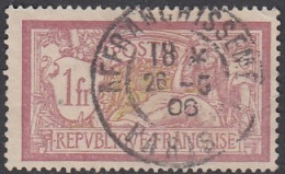 France - Paris Affranchissement Sur N° 121 (YT). Oblitération De 1906. - Gebraucht