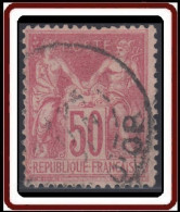 France - N° 104 (YT) N° 104 (AM) Type III Oblitéré. - 1898-1900 Sage (Type III)