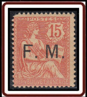 France - Franchise Militaire N° 2 (YT) N° 2 (SM) Neuf **. Défectueux. - Military Postage Stamps