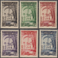 Fezzan (Territoire Militaire Du) - Timbres-taxe N° 6 à 11 (YT) N° 6 à 11 (AM) Neufs *. - Unused Stamps