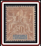 Diégo-Suarez - N° 33 (YT) N° 33 (AM) Neuf *. - Unused Stamps
