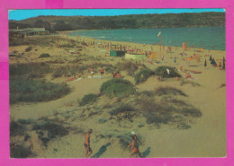 310963 / Bulgaria - Sozopol - Camping "Kavatsite" Panorama Of The Beach, Restaurant 1977 PC Septemvri Bulgarie - Bulgaria