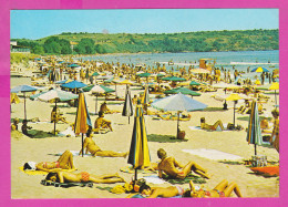 310966 / Bulgaria - Sozopol - Camping "Kavatsite" Panorama Of The Beach, Many People 1984 PC Septemvri Bulgarie - Bulgarien