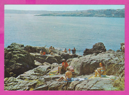 310967 / Bulgaria - Sozopol - The Rocks, Women Baking In The Sun In Bikinis 1983 PC Septemvri Bulgarie - Bulgarien