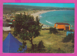 310983 / Bulgaria - Sozopol - Camping "Veselie" Tents, Cars Black Sea Beach 1977 PC Septemvri Bulgarie Bulgarien  - Bulgarien