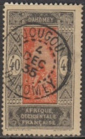 Dahomey 1912-1944 - Djougou Sur N° 53 (YT) N° 51 (AM). Oblitération De 1935. - Sonstige & Ohne Zuordnung