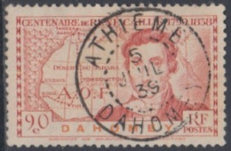 Dahomey 1912-1944 - Athieme Sur N° 110 (YT) N° 108 (AM). Oblitération De 1939. - Other & Unclassified