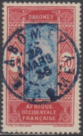Dahomey 1912-1944 - Abomey Sur N° 74 (YT) N° 79 (AM). Oblitération De 1935. - Autres & Non Classés