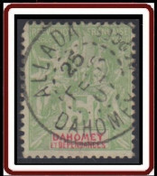 Dahomey 1899-1905 - Allada Sur N° 9 (YT) N° 9 (AM). Oblitération De 1907. - Usati