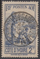 Côte D'Ivoire 1913-1944 - Ouagadougou Sur N° 128 (YT) N° 131 (AM). Oblitération De 1940. - Autres & Non Classés