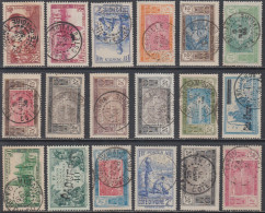 Côte D'Ivoire 1913-1944 - Lot De 18 Timbres Avec Oblitérations Lisibles. - Sonstige & Ohne Zuordnung