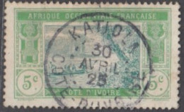Côte D'Ivoire 1913-1944 - Katiola Sur N° 44 (YT) N° 44 (AM). Oblitération De 1925. - Other & Unclassified