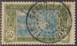 Côte D'Ivoire 1913-1944 - Grand-Lahou Sur N° 69 (YT) N° 75 (AM). Oblitération De 1936. - Sonstige & Ohne Zuordnung