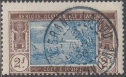 Côte D'Ivoire 1913-1944 - Grand-Lahou Sur N° 56 (YT) N° 55 (AM). Oblitération De 1936. - Otros & Sin Clasificación