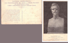 ROMA MONUMENTO A CESARE BATTISTI AL MONTE PINCIO   V190 - Personen