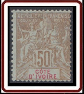 Côte D'Ivoire 1892-1912 - N° 17 (YT) N° 17 (AM) Neuf (*). - Unused Stamps