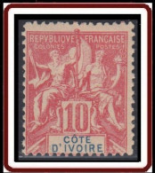 Côte D'Ivoire 1892-1912 - N° 14 (YT) N° 14 (AM) Neuf *. - Neufs