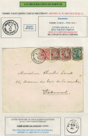 TP 150-151(2)-152 Albert Croix-Rouge S/L. Obl. BXL Q-L 16/12/18 > Watermael C. Fortune En Arrivée Feuille De Collection - Fortune Cancels (1919)