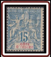 Côte D'Ivoire 1892-1912 - N° 06 (YT) N° 6 (AM) Neuf *. - Neufs