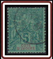 Côte D'Ivoire 1892-1912 - N° 04 (YT) N° 4 (AM) Oblitéré. - Gebruikt