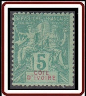 Côte D'Ivoire 1892-1912 - N° 04 (YT) N° 4 (AM) Neuf *. - Neufs