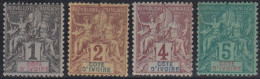 Côte D'Ivoire 1892-1912 - N° 01 à 4 (YT) N° 1 à 4 (AM) Neufs *. - Unused Stamps