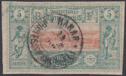 Côte Française Des Somalis 1894-1903 - N° 09 (YT) N° 9 (AM) Oblitéré De Harar / Postes Françaises. - Used Stamps