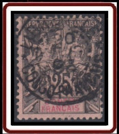Congo Français 1892-1900 - N° 19 (YT) N° 19 (AM) Oblitéré De Libreville (1893). - Usati