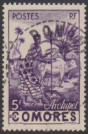 Comores (Archipel Des) - N° 05 (YT) N° 5 (AM) Oblitéré De Domoni (Anjouan). - Gebraucht