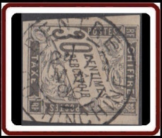 Colonies Générales - Timbre-taxe N° 9 (YT) N° 9 (AM) Oblitéré De Bentre / Cochinchine. - Strafportzegels