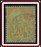 Colonies Générales - N° 52 (YT) N° 52 (AM) Oblitéré De D'Zaoudzi / Mayotte (1893). - Alphee Dubois
