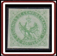 Colonies Générales - Aigle Impérial N° 2 (YT) N° 2 (AM) Neuf *. Vert. - Aquila Imperiale