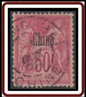 Chine Bureau Français - N° 12 (YT) N° 8 (AM) Type II Oblitéré. - Gebraucht