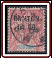 Canton - Bureau Indochinois - N° 21 (YT) N° 21 (AM) Oblitéré. - Used Stamps