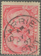 Canada - N° 41 (YT) Oblitéré De Barrie / ONT. - Used Stamps