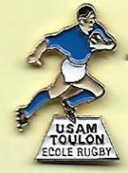 @@ école De Rugby Ballon Joueur USAM TOULON @@sp202c - Rugby