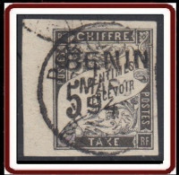 Benin - Timbre-taxe N° 1 (YT) N° 4 (AM) Oblitéré. Signé Marquelet. - Used Stamps