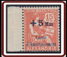 Alexandrie - N° 81 (YT) N° 83 (AM) Neuf **. - Unused Stamps