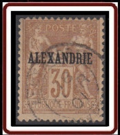 Alexandrie - N° 12 (YT) N° 10 (AM) Type II Oblitéré. - Gebraucht