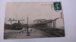 Carte Postale Ancienne ( FF6 ) De Alais , La Gare , Vue Intérieure - Alès