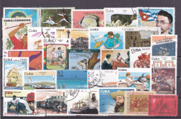 # Kuba Lot Von 28 Diversen Marken Various-Diverses Stamps O/used (R1-13/2) - Collections, Lots & Séries