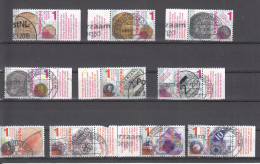 Nederland 2018 Nvph Nr 3668 - 3677, Mi Nr 3735 - 3744, Geld, Money, Gulden Met Vuurtoren, Lighthouse - Gebruikt