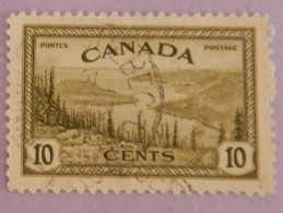 CANADA YT 220 OBLITÉRÉ  "LAC DU GRAND OURS" ANNÉE 1946 - Oblitérés