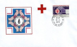 Les Donneurs De Sang  (Croix-Rouge) , Sur Lettre De Monaco - Rotes Kreuz