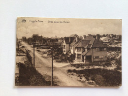 Carte Postale Ancienne (1931) Coxyde-Bains Villas Dans Les Dunes - Koksijde