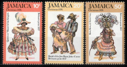 1976 Giamaica Jamaica Christmas Costumes Set MNH** E14 - Disfraces