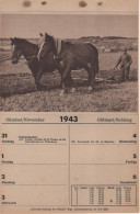 Latvia 1943 Das Schone Ostland, Pflugender Bauer Im Ostland, Plowing Farmer, Farming Horse Horses - Latvia